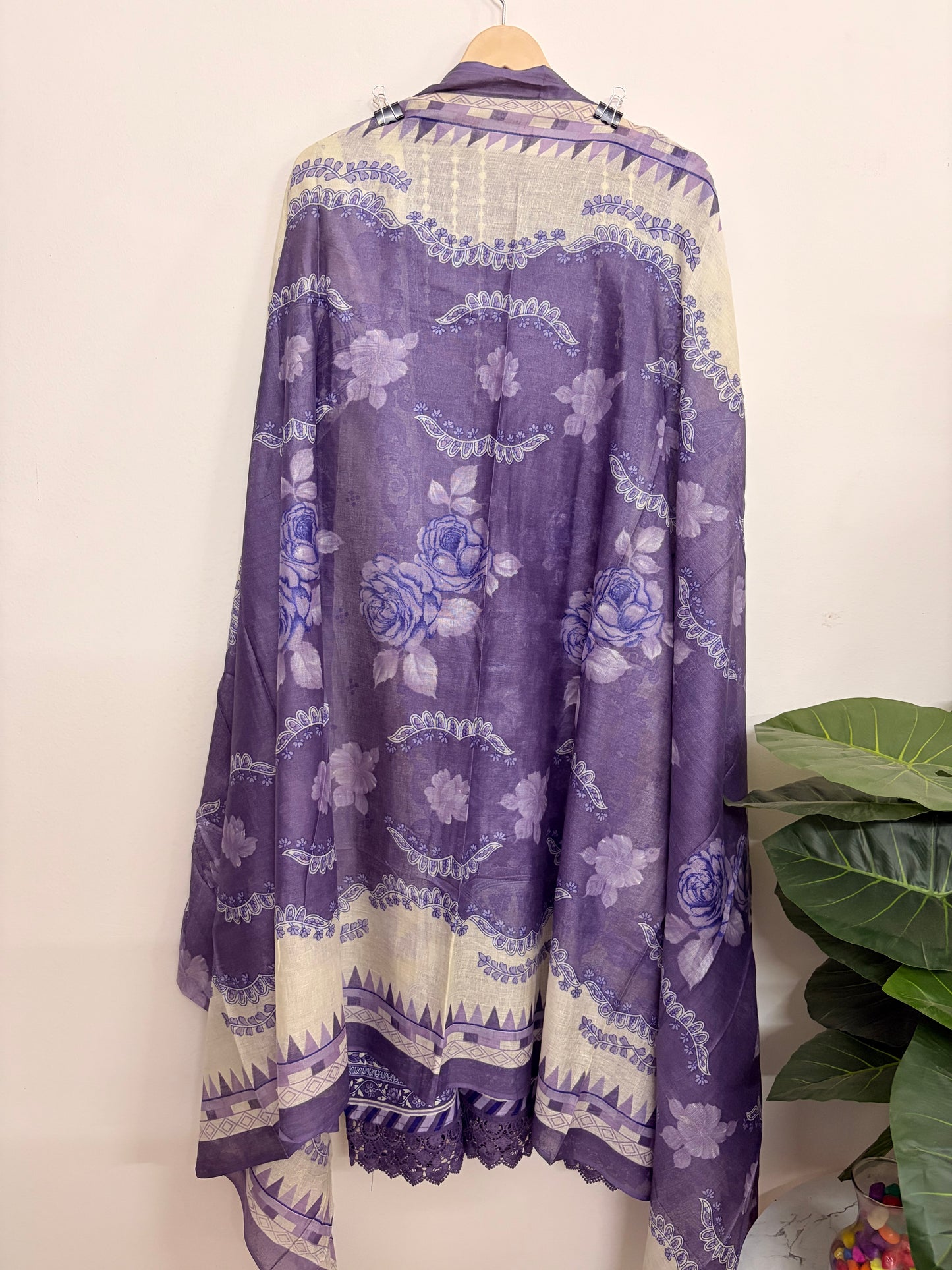 T126- Premium Pure Cotton Pakistani three-piece suit