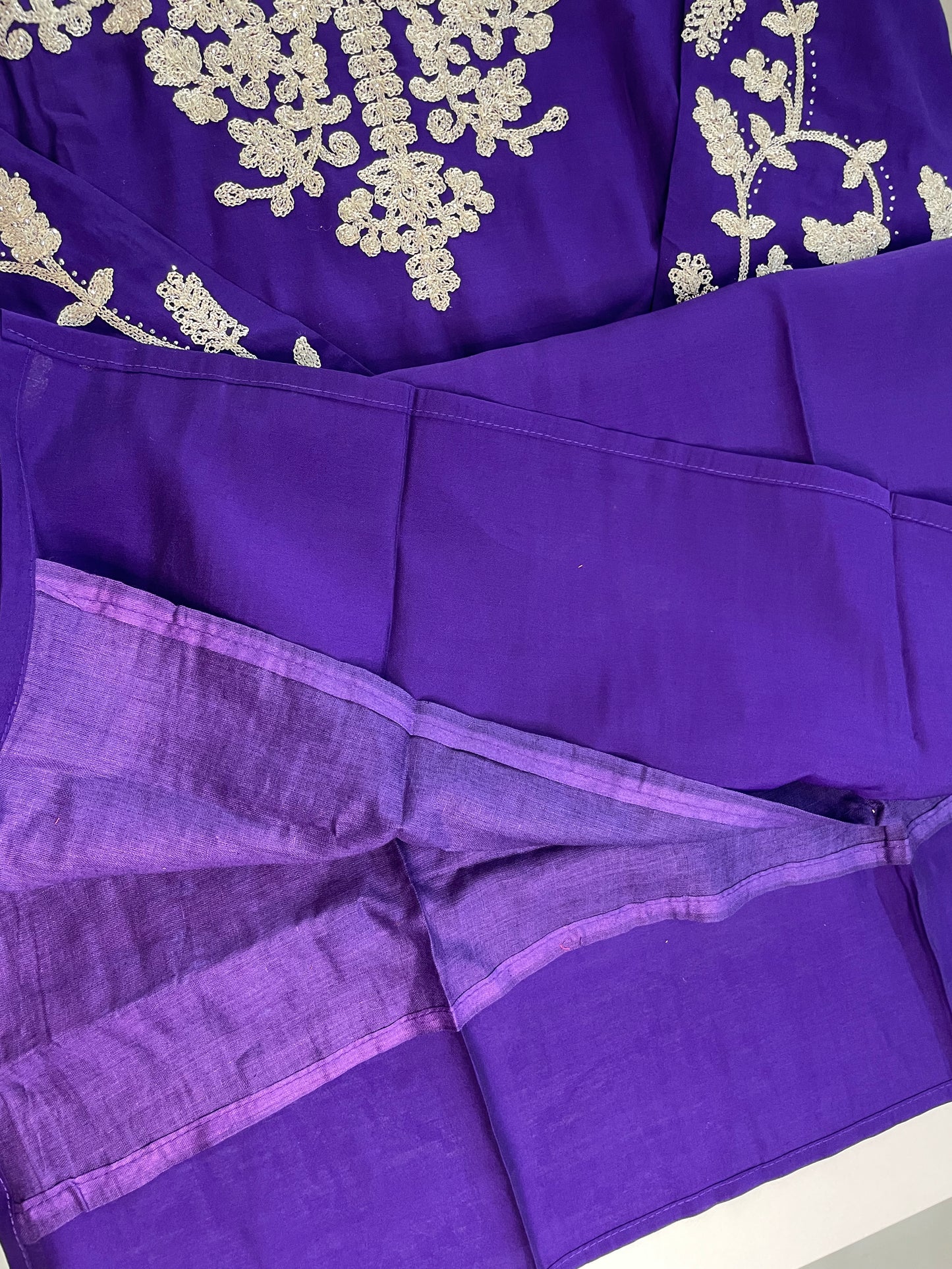 T048-Premium Roman Silk kurti with pant and dupatta