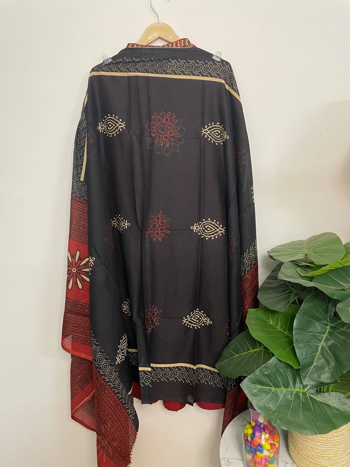 T070-Premium Pure cotton kurti with pant and dupatta