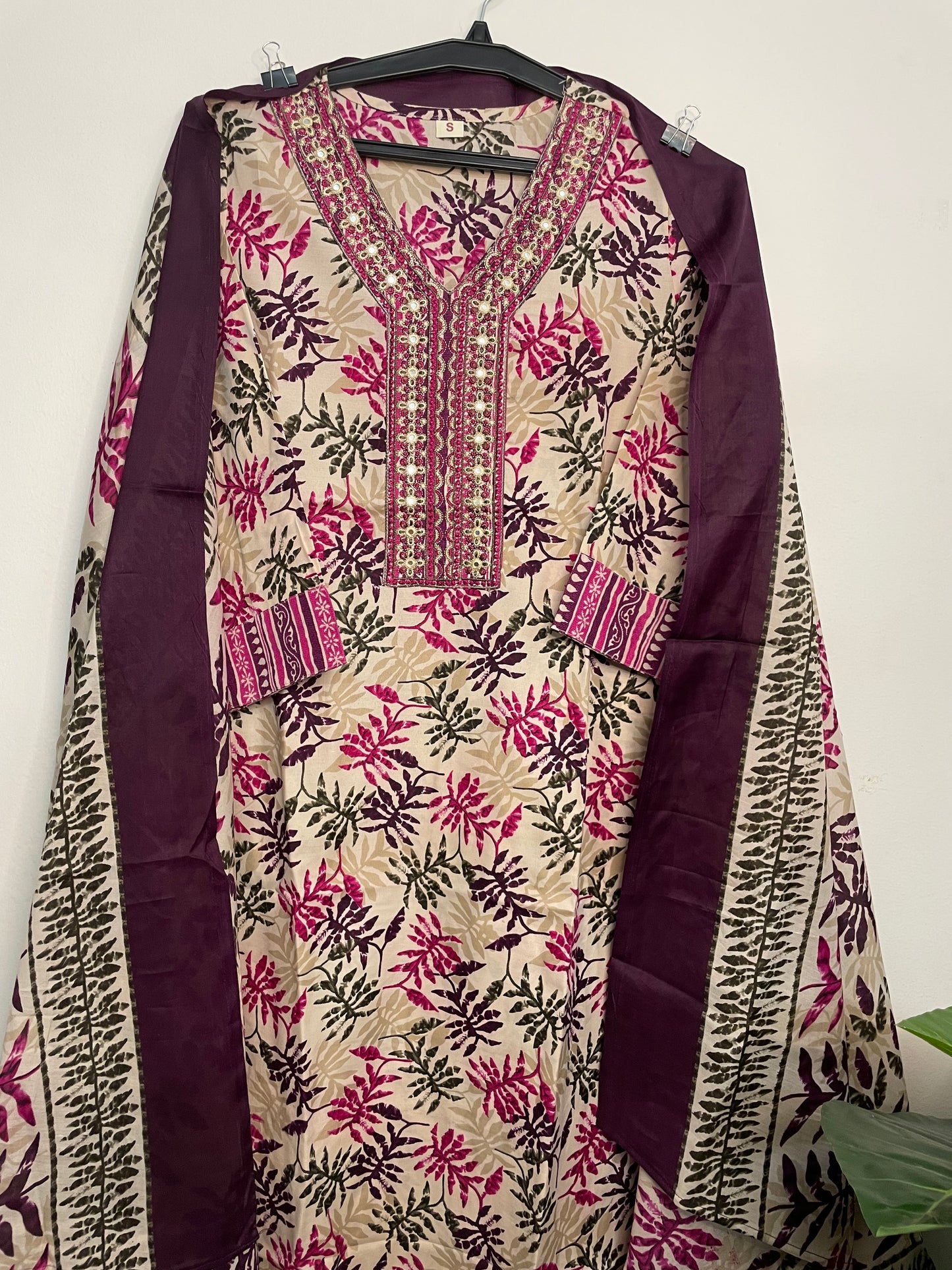 T100- Premium Pure Cotton kurti with pant and dupatta