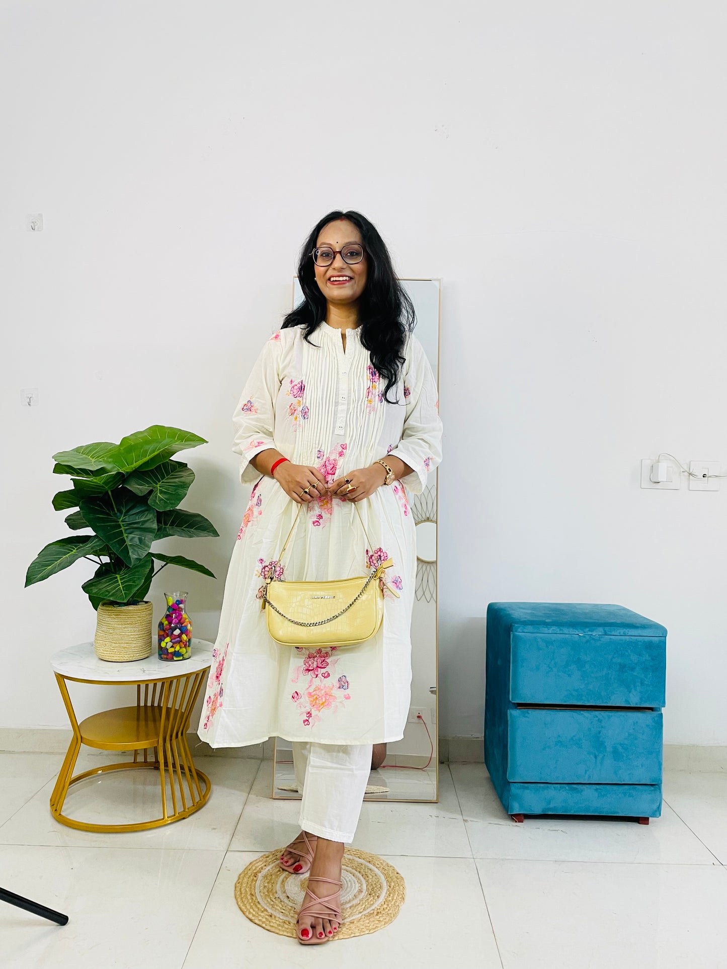 T044-Premium Pure Mul cotton co-ord set