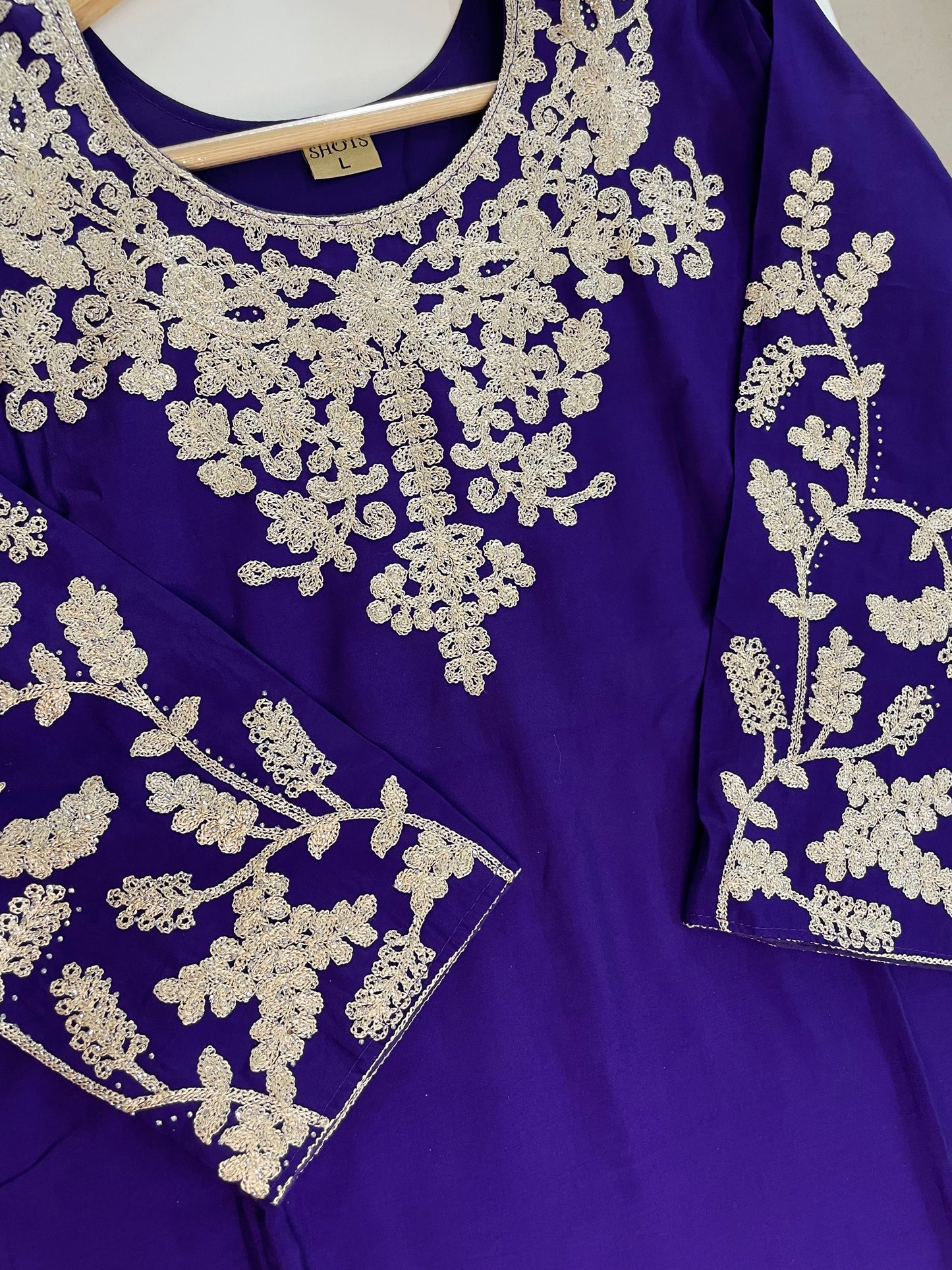 T048-Premium Roman Silk kurti with pant and dupatta