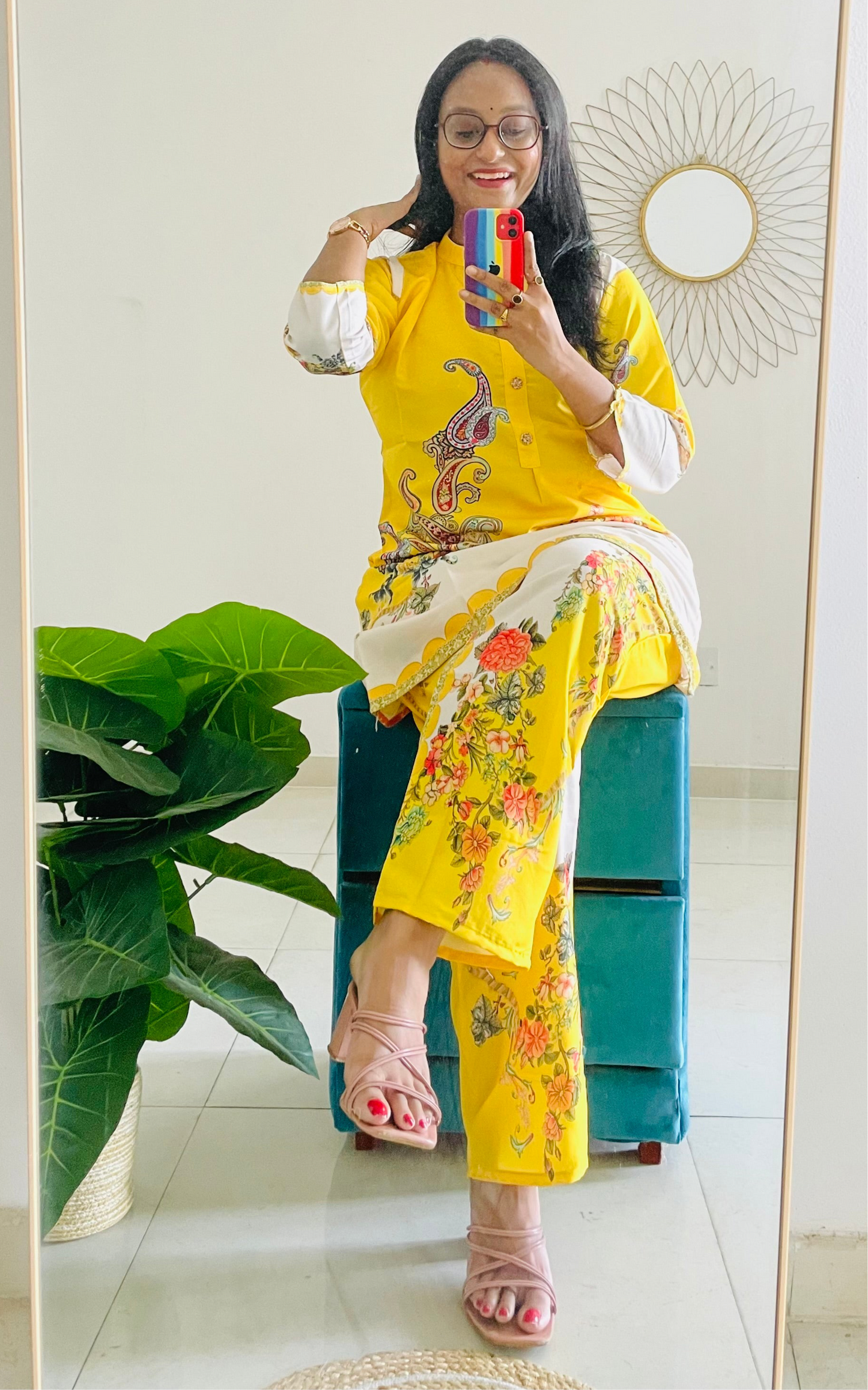 T035-MARIGOLD MEMOIR PREMIUM COTTON CO-ORD
