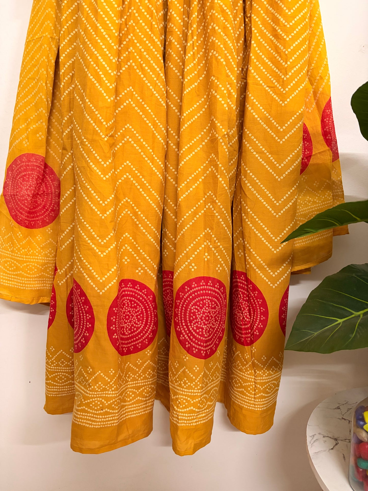 T106- Premium Pure Cotton Anarkali kurti with pant and dupatta