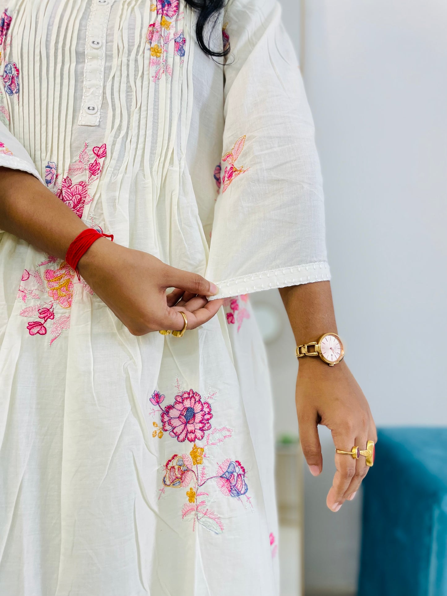 T044-Premium Pure Mul cotton co-ord set