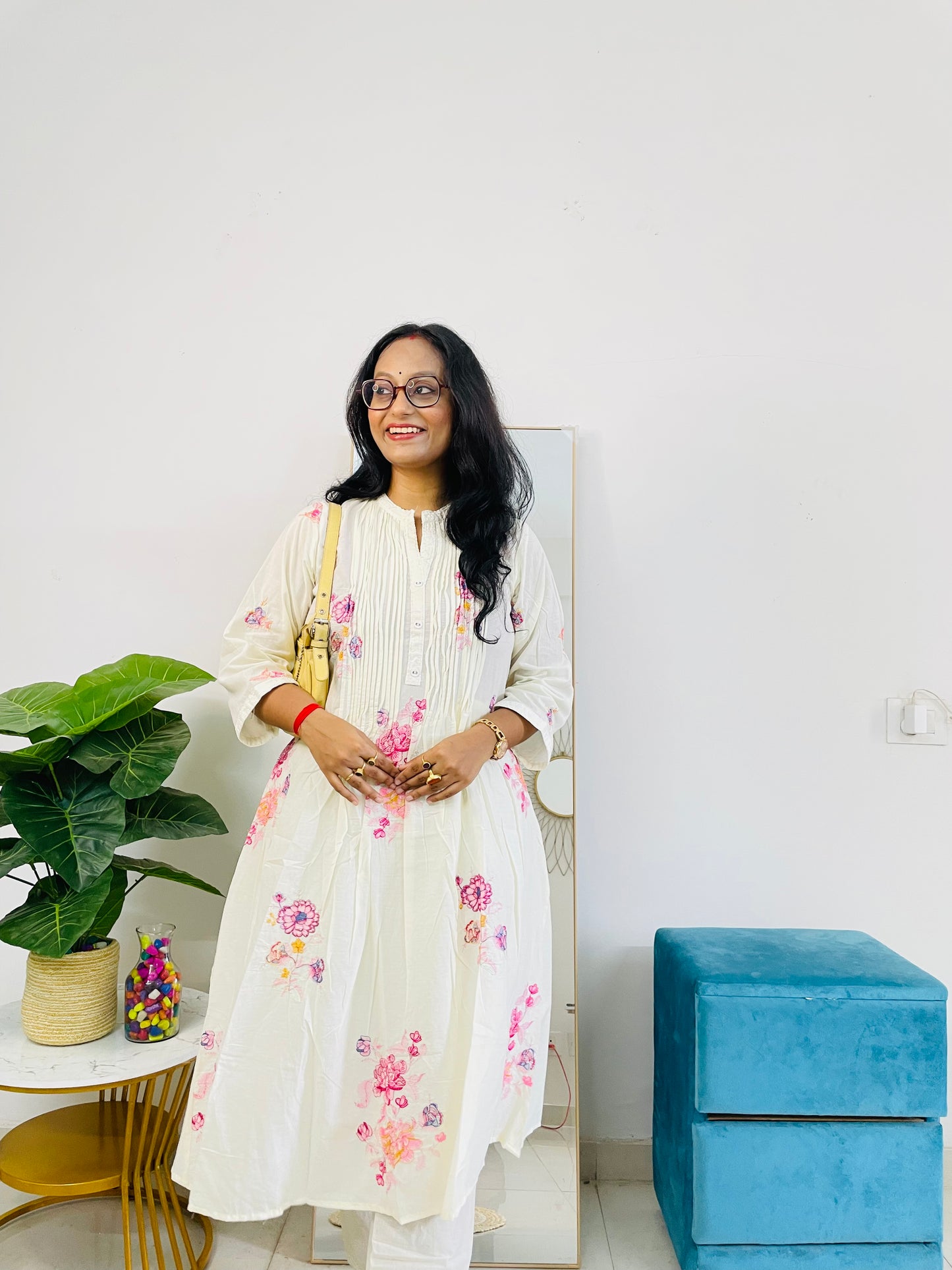 T044-Premium Pure Mul cotton co-ord set