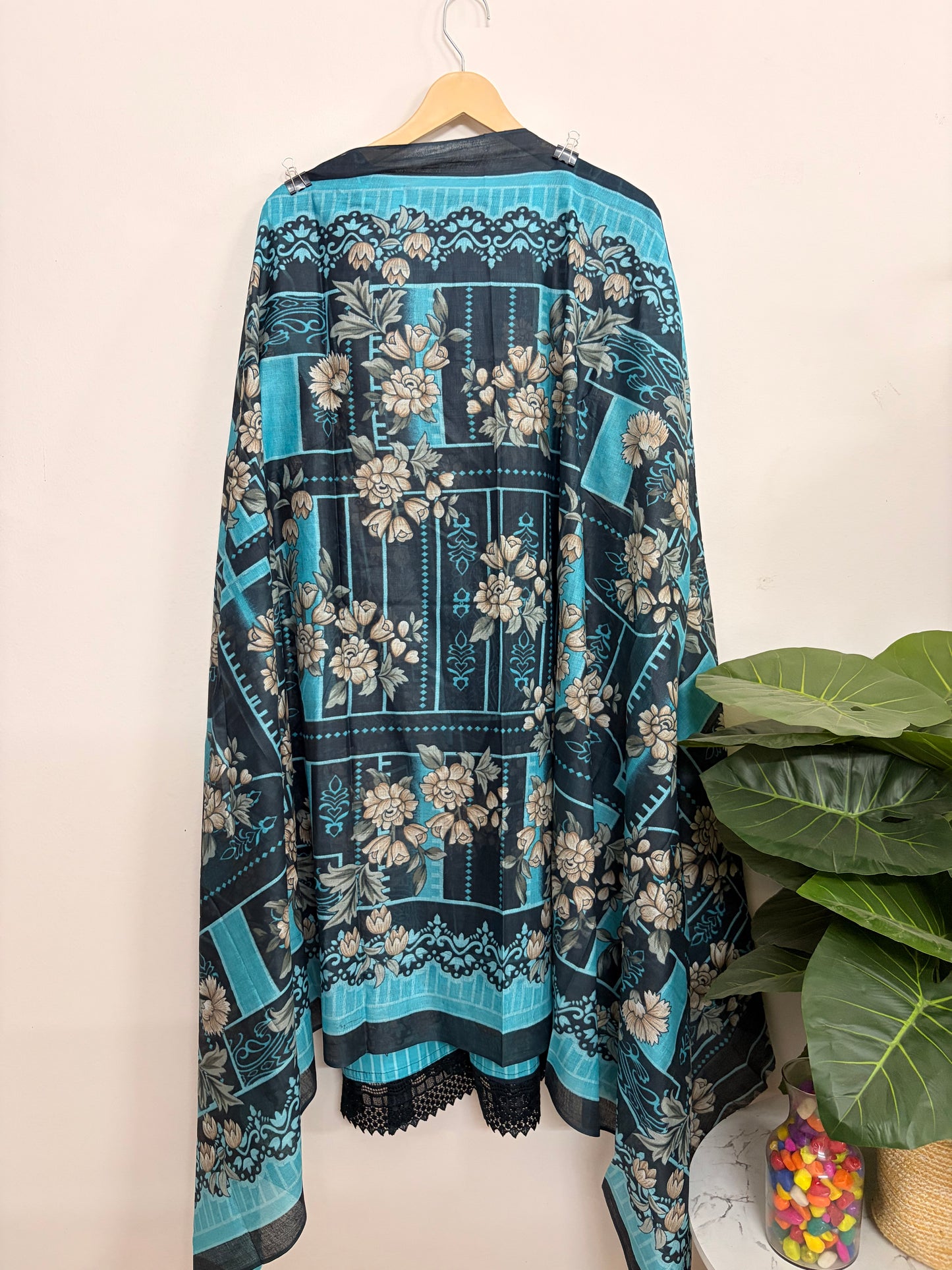T123- Premium Pure Cotton Pakistani three-piece suit