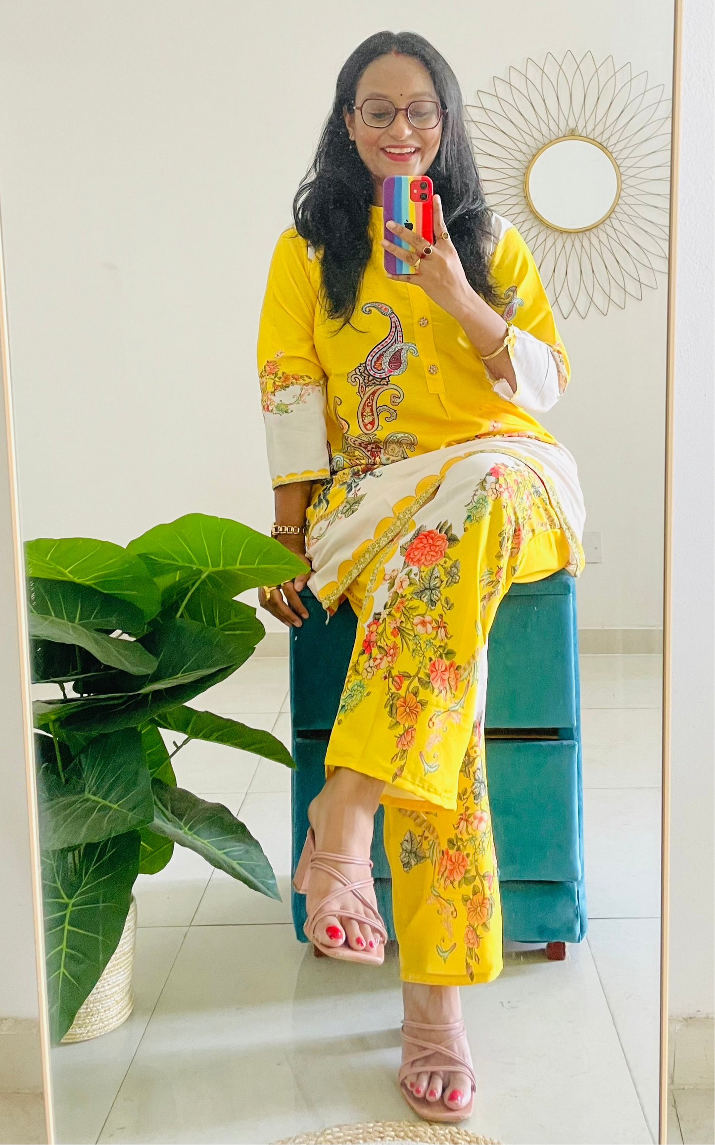 T035-MARIGOLD MEMOIR PREMIUM COTTON CO-ORD