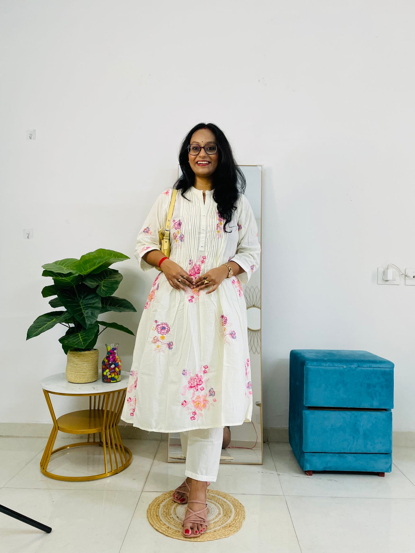 T044-Premium Pure Mul cotton co-ord set