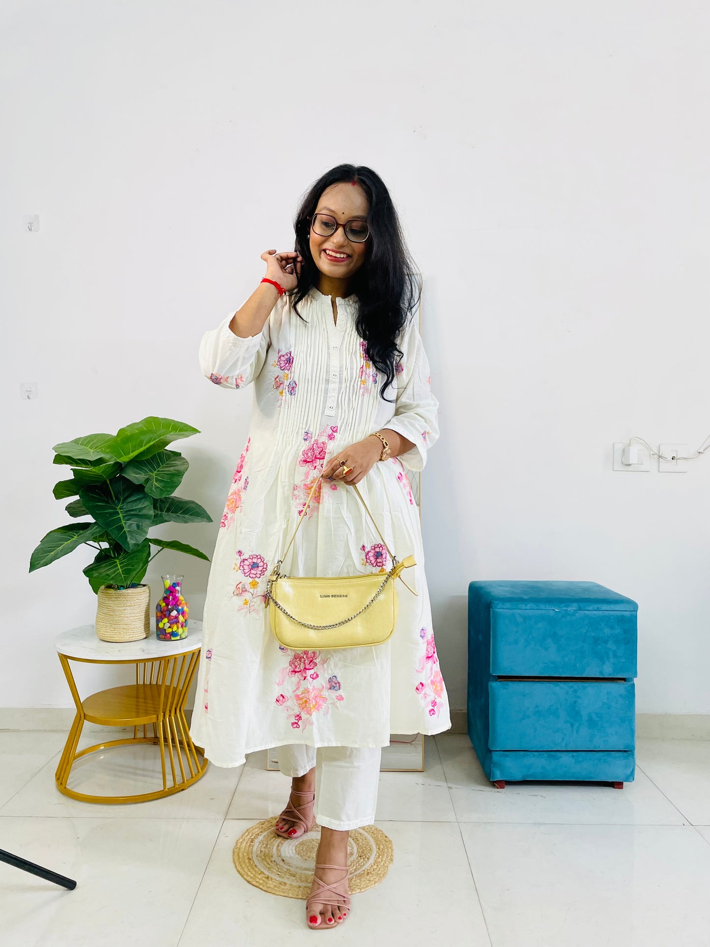 T044-Premium Pure Mul cotton co-ord set