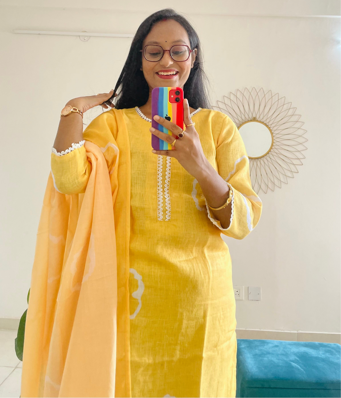 T027-SUNTHREAD ELEGANCE COTTON SUIT SET