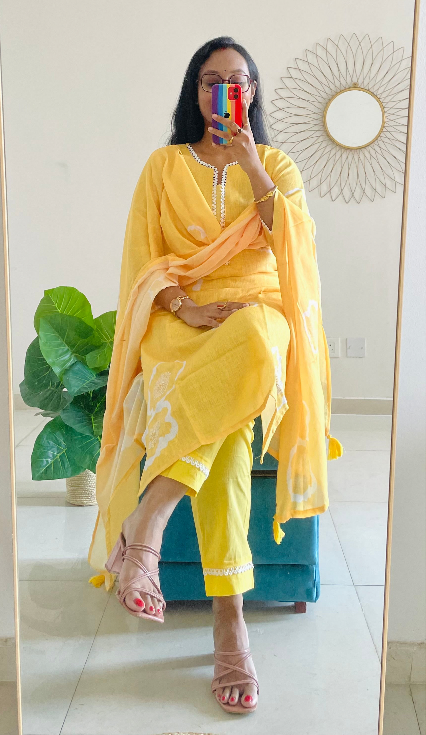 T027-SUNTHREAD ELEGANCE COTTON SUIT SET