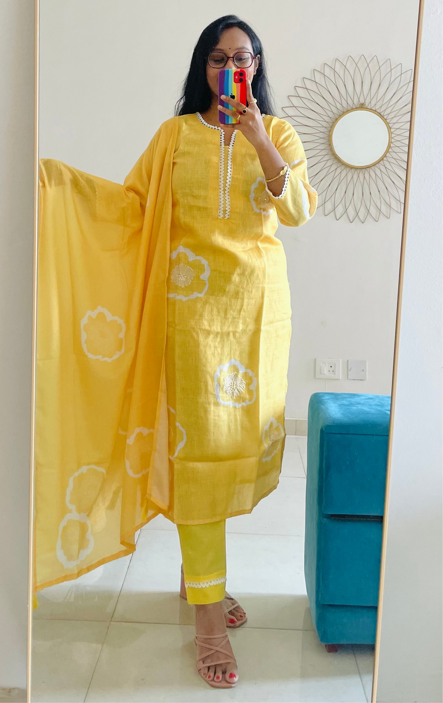 T027-SUNTHREAD ELEGANCE COTTON SUIT SET